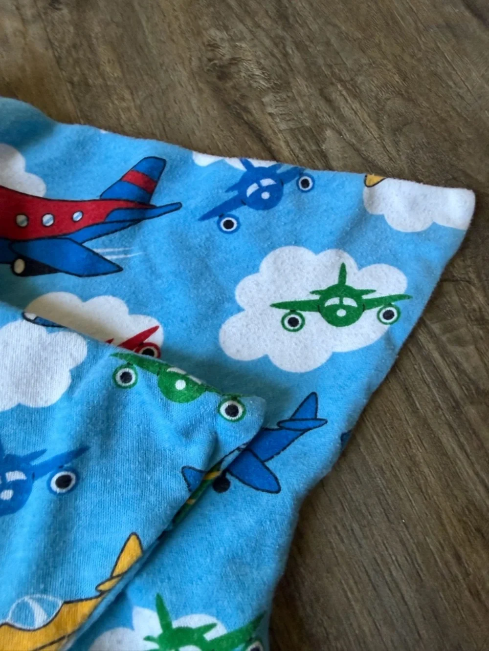 Sleeping Baby Zippadee-Zip Blue Airplane Swaddle Transition - Small 4M-8M